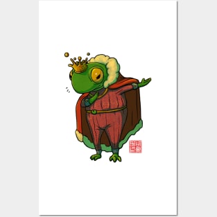 Shy Frog Prince Posters and Art